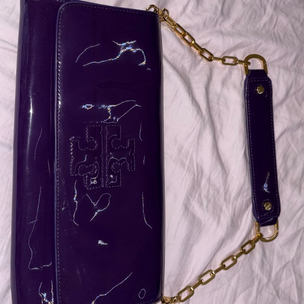 Purple Tory Burch Purse